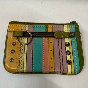 Fossil Patchwork Key & ID/Credit Card Holder Wallet